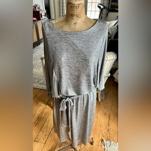 Grey Knit Ladies Dress